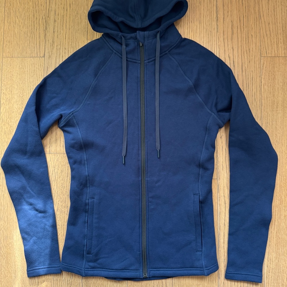 Women's Navy Fleece-Lined Jacket | Light Warm Outdoor Hiking Camping - NWOT S